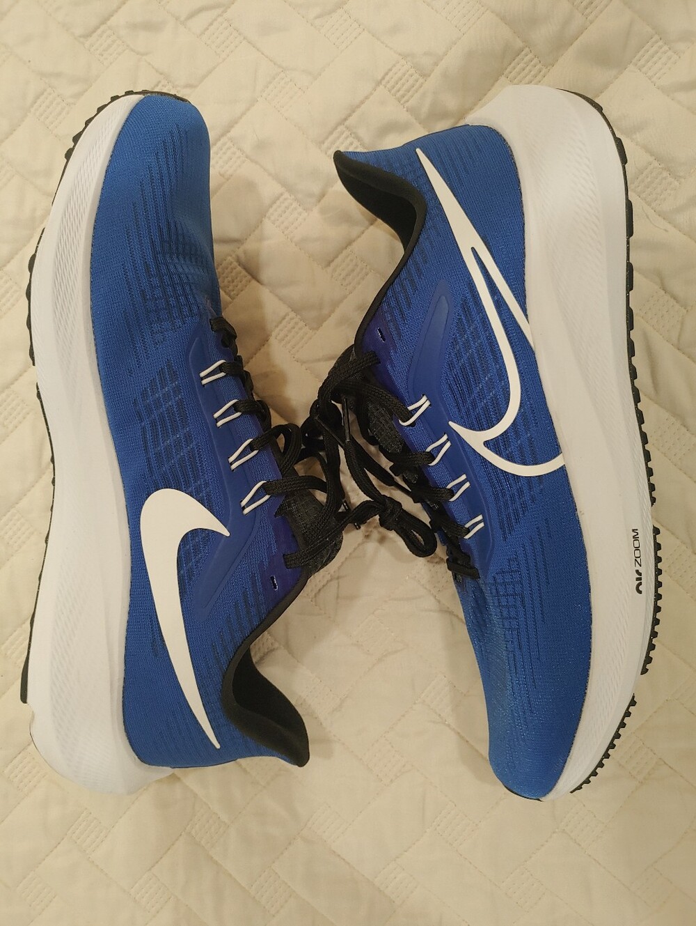 Nike Zoom Pegasus 39 Men's Size 12 Blue Running Shoes Pristine Condition - Picture 8 of 15